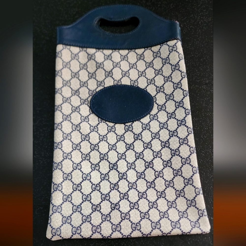 Gucci Handbag GG Marine Blue Super Nice